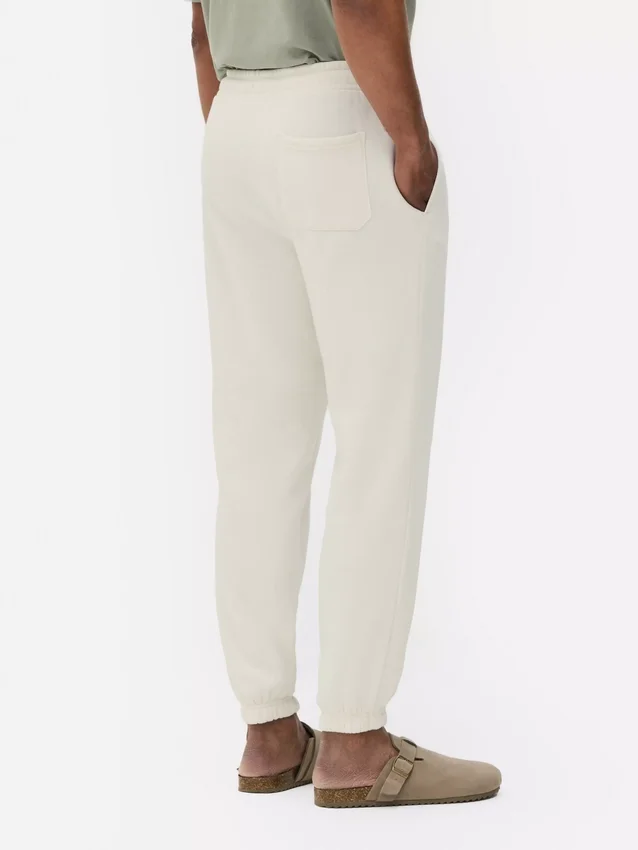 Drawstring cuffed joggers