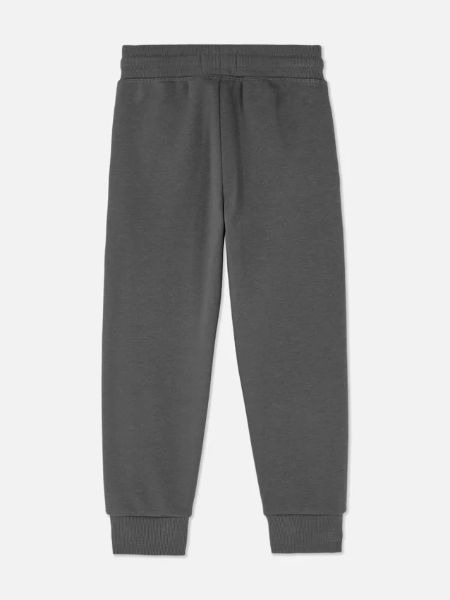 Drawstring cuffed joggers