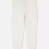 Drawstring cuffed joggers