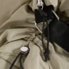 Drawstring detail sling bag