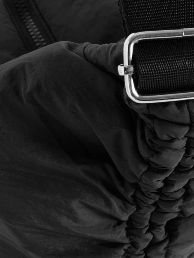 Drawstring detail sling bag