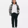 Drawstring elasticated joggers