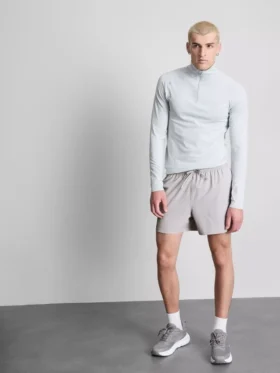 Drawstring gym shorts