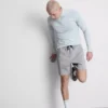 Drawstring gym shorts