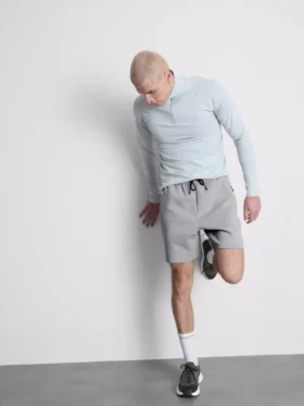 Drawstring gym shorts