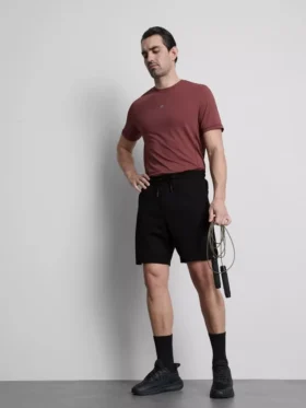 Drawstring gym shorts