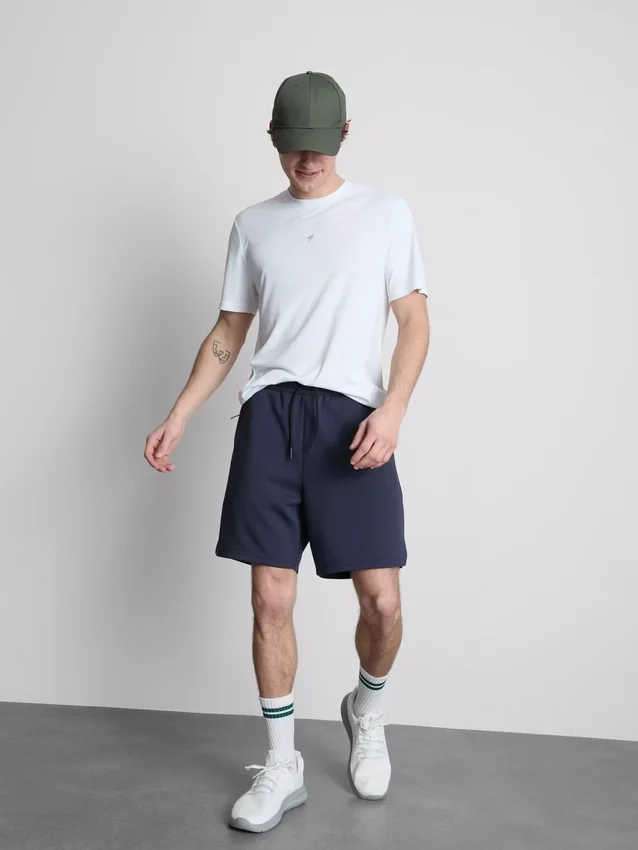 Drawstring gym shorts