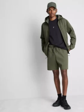 Drawstring gym shorts