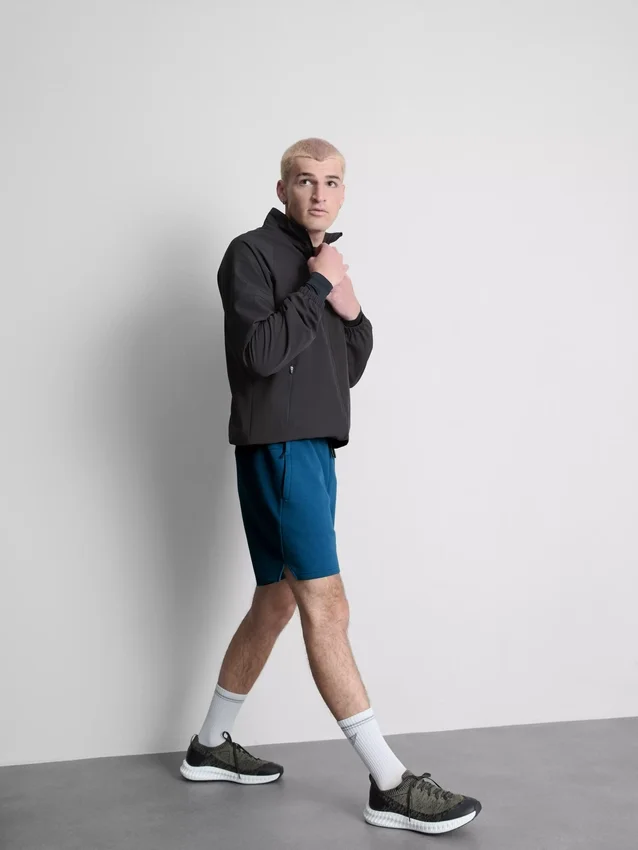 Drawstring gym shorts