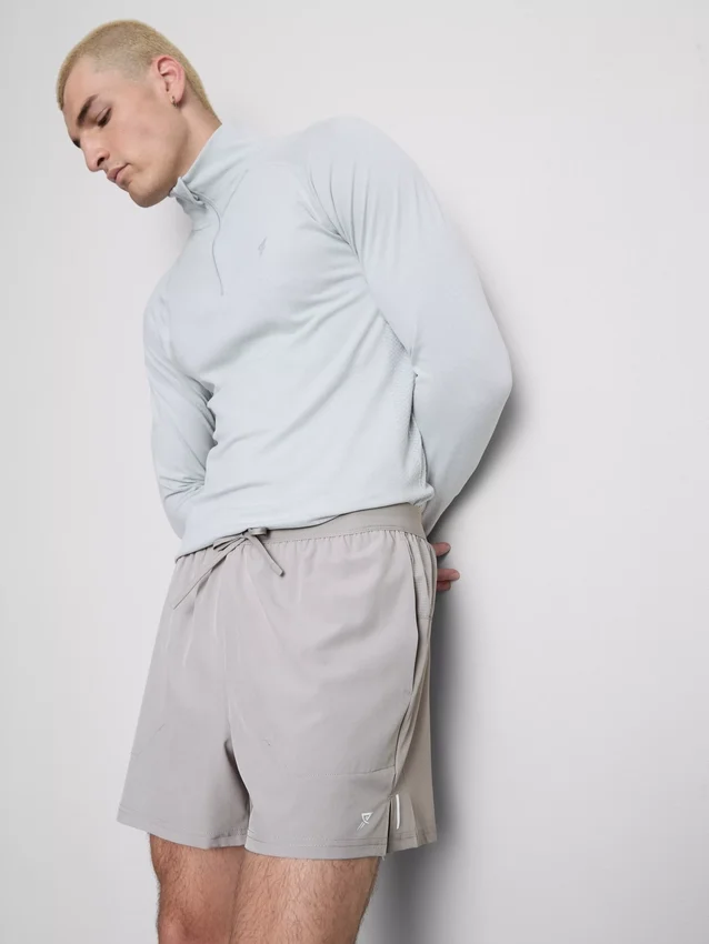 Drawstring gym shorts