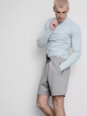 Drawstring gym shorts
