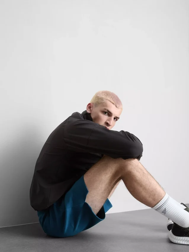 Drawstring gym shorts