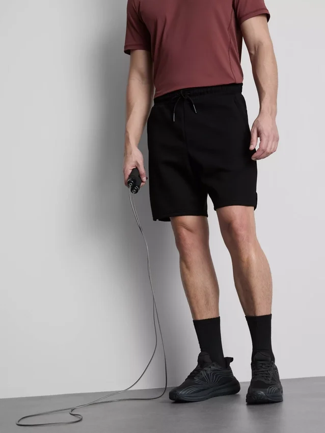 Drawstring gym shorts