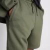 Drawstring gym shorts