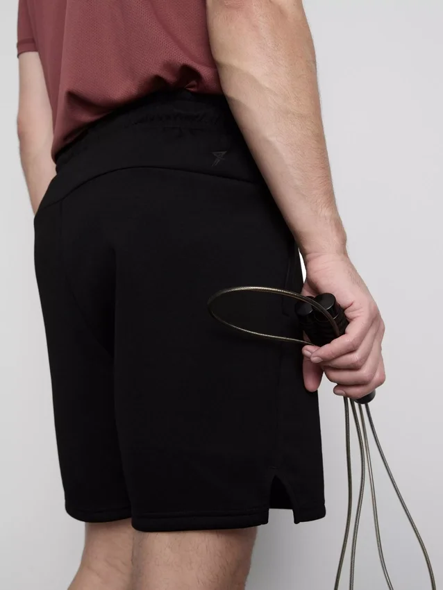 Drawstring gym shorts