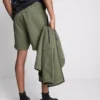 Drawstring gym shorts
