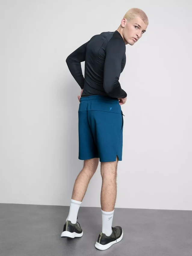Drawstring gym shorts