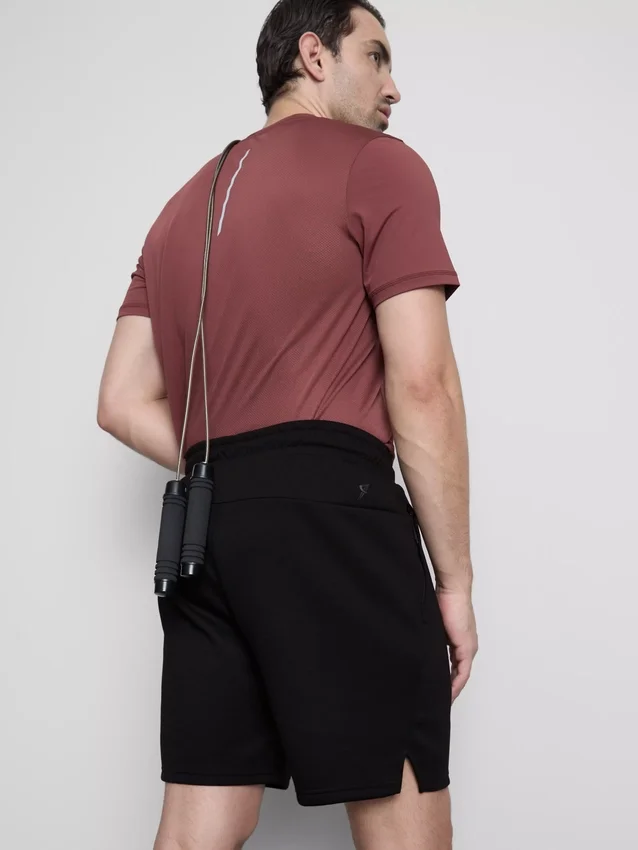 Drawstring gym shorts