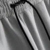 Drawstring gym shorts