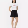 Drawstring jersey shorts