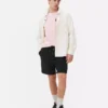 Drawstring jersey shorts
