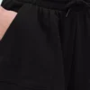 Drawstring jersey shorts