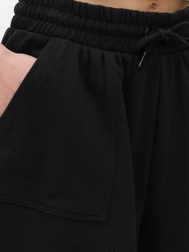 Drawstring jersey shorts
