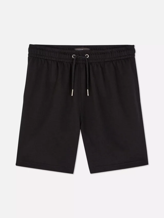 Drawstring jersey shorts