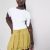 Drawstring rara mini skirt