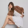 Drawstring rara mini skirt