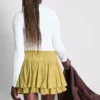 Drawstring rara mini skirt
