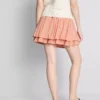 Drawstring rara mini skirt