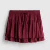Drawstring rara mini skirt