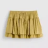 Drawstring rara mini skirt