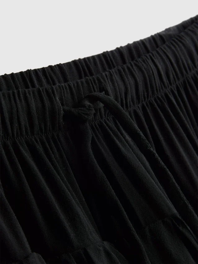 Drawstring rara mini skirt