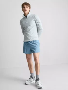 Drawstring running shorts