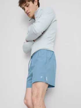 Drawstring running shorts