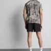 Drawstring running shorts