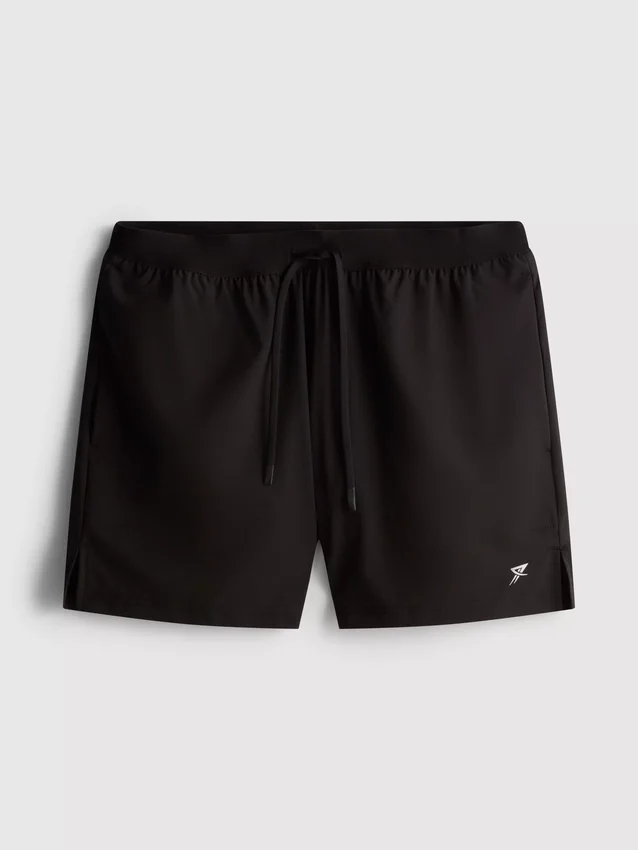 Drawstring running shorts
