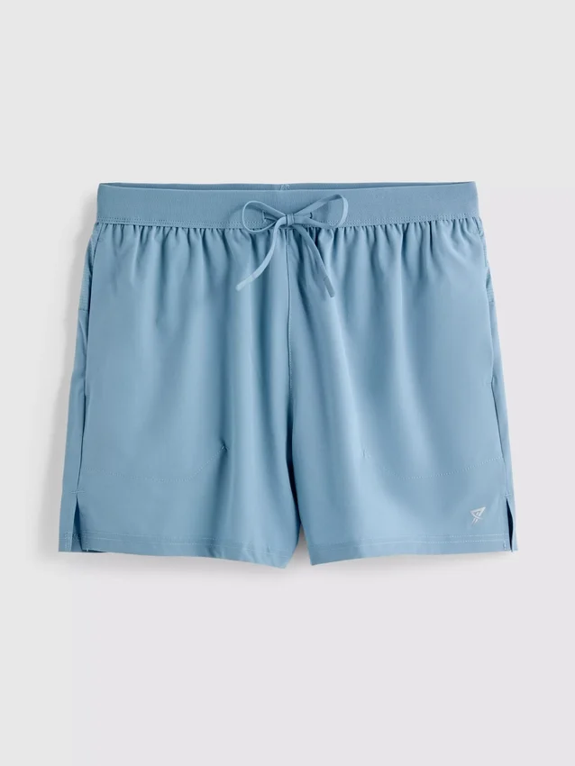 Drawstring running shorts