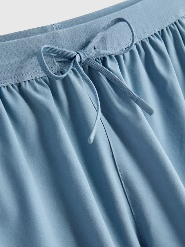 Drawstring running shorts