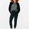 Drawstring skinny joggers