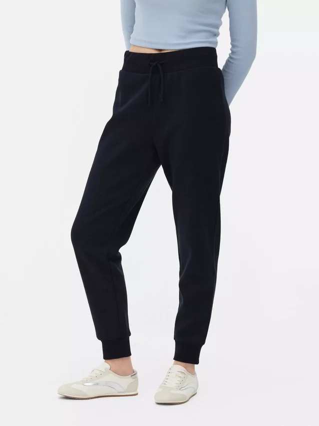 Drawstring skinny joggers