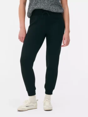 Drawstring skinny joggers