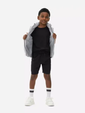 Drawstring sports shorts