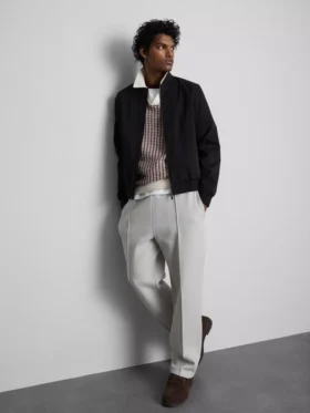 Dressy bomber jacket
