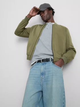 Dressy bomber jacket