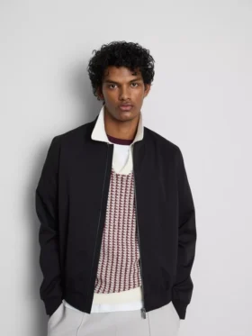 Dressy bomber jacket