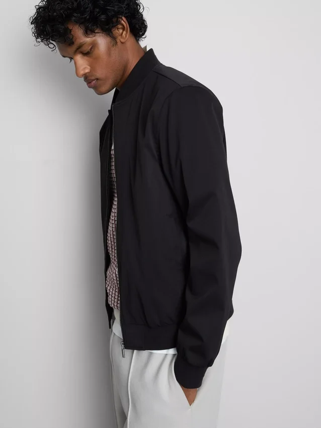Dressy bomber jacket