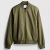 Dressy bomber jacket